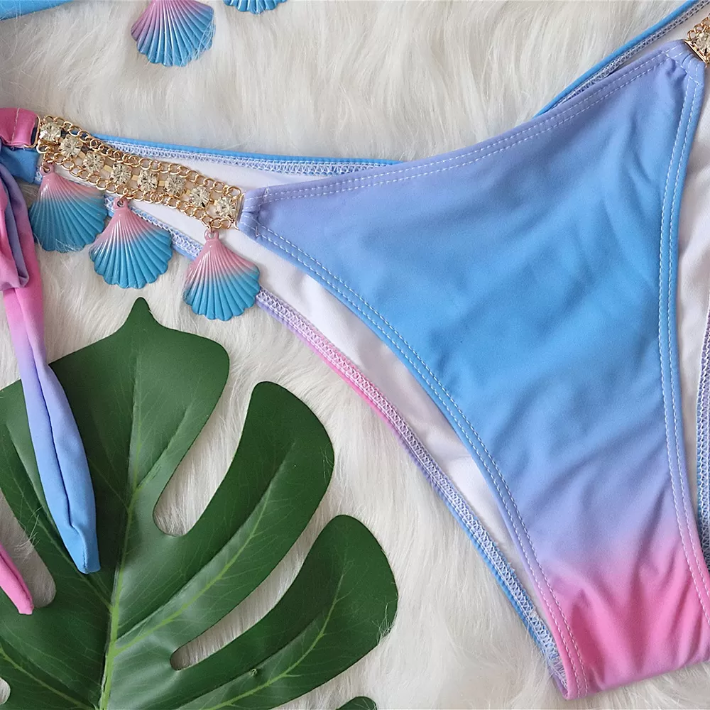 Shell-Detail Brazilian Bikini Set product image 4