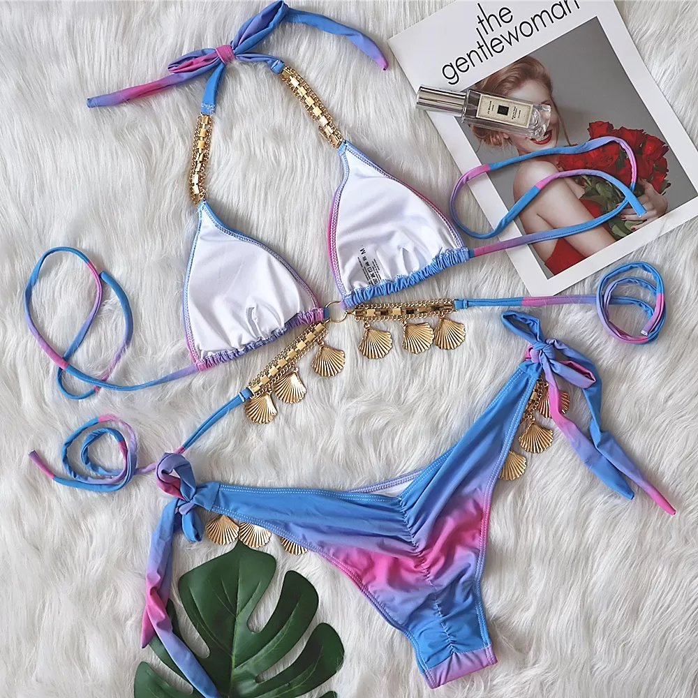 Shell-Detail Brazilian Bikini Set product image 5