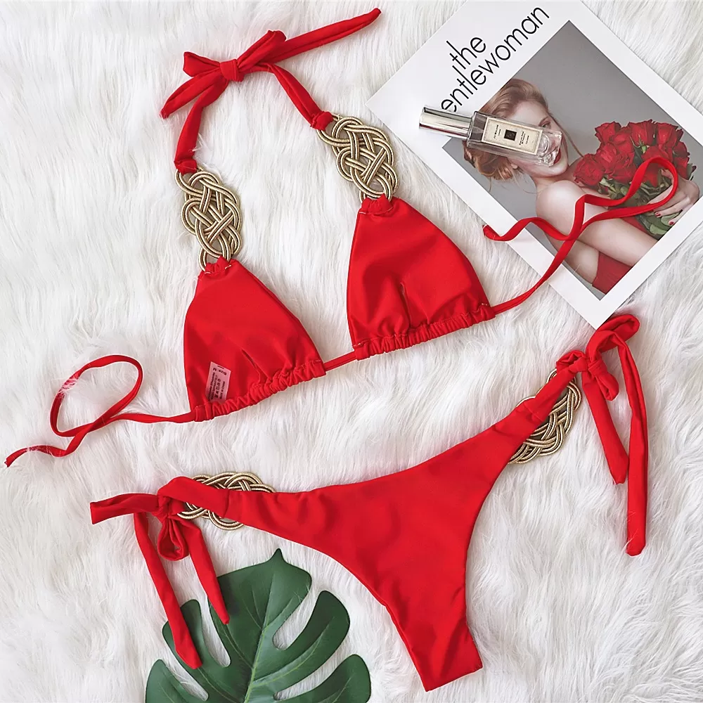 Gold Trim Bikini style image 0
