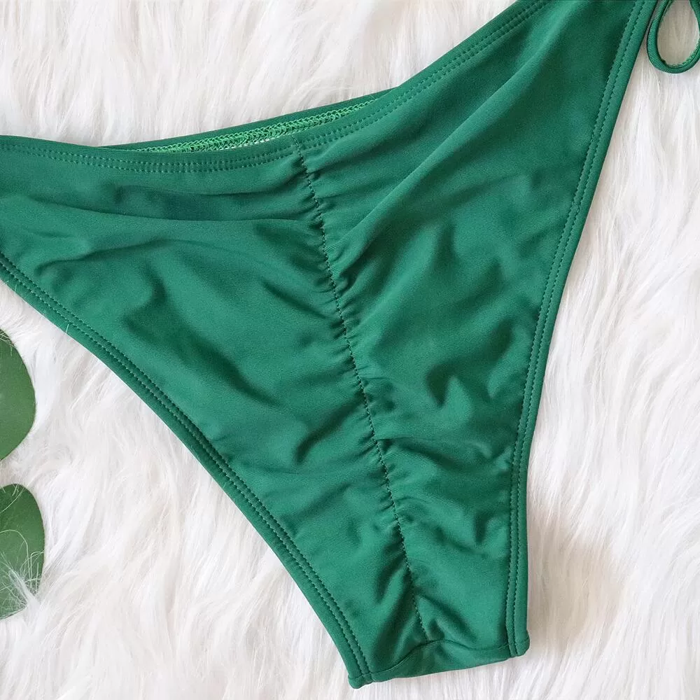 Crystal Diamond Halter Bikini with Tummy-Control Bottom product image 4