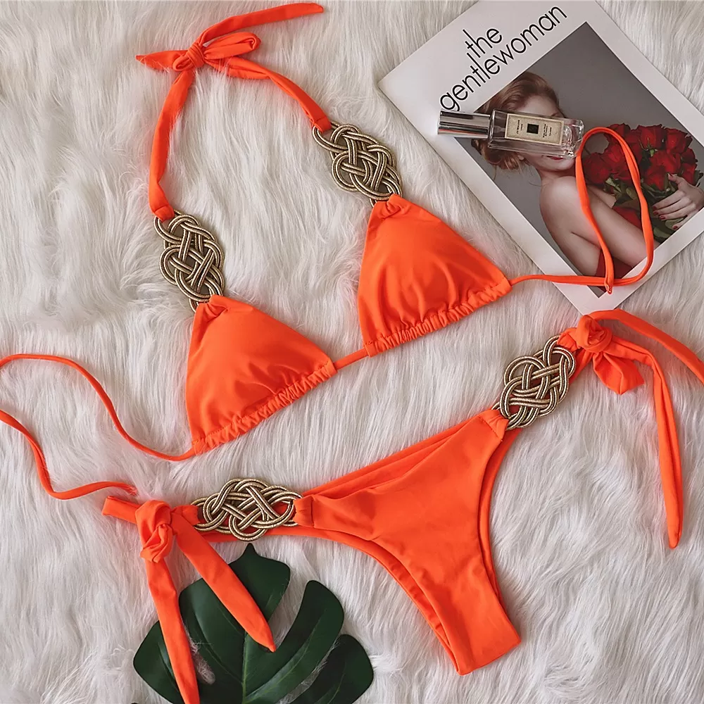 Gold Trim Bikini style image 1