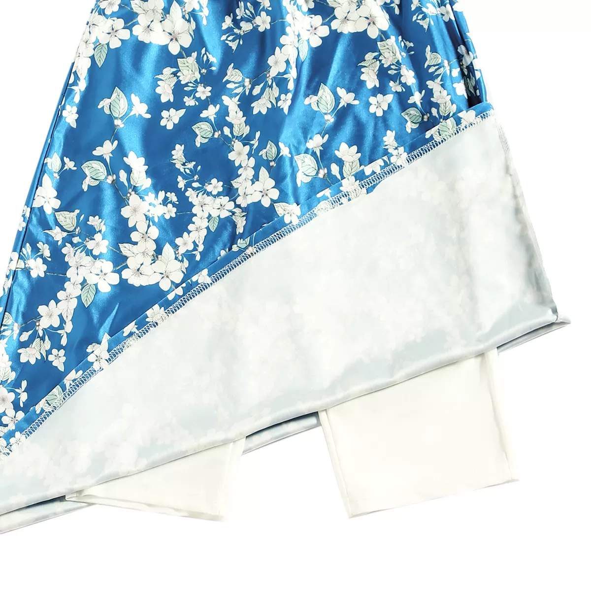 Floral Print Patchwork Modest Swimsuit product image 5