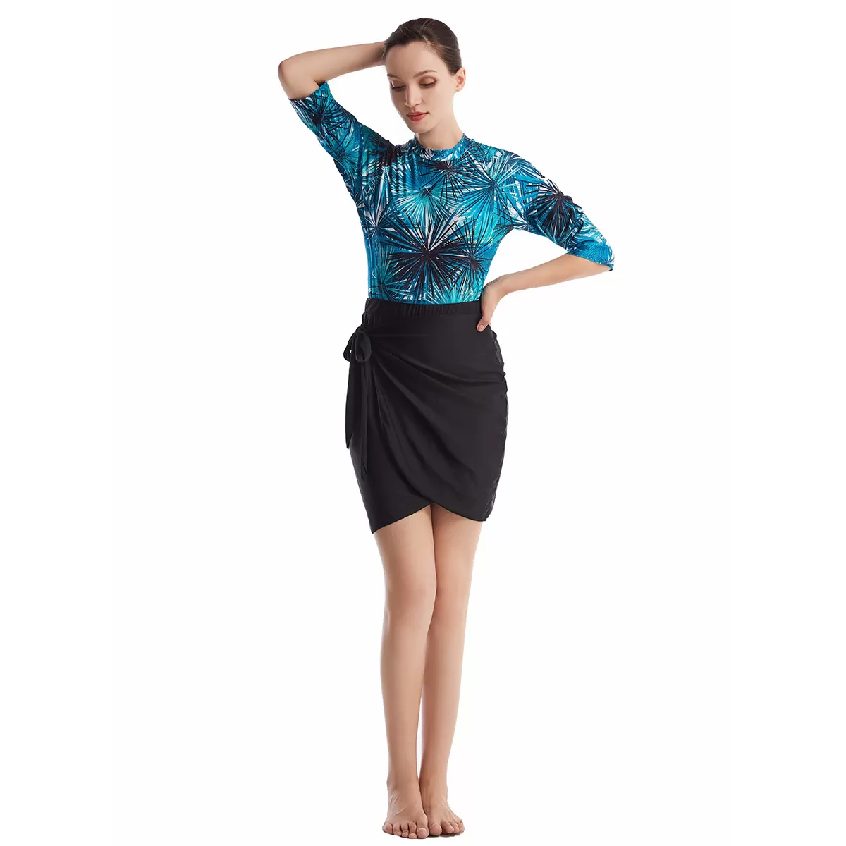 Three-Piece Modest Swimsuit with Cover-Up product image 4