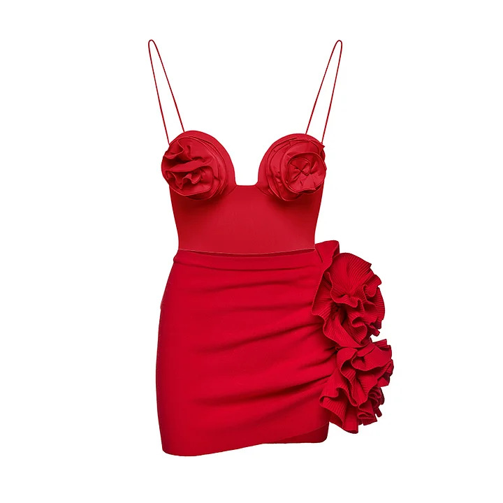 3D Floral Swimsuit and Skirt Set product image 6