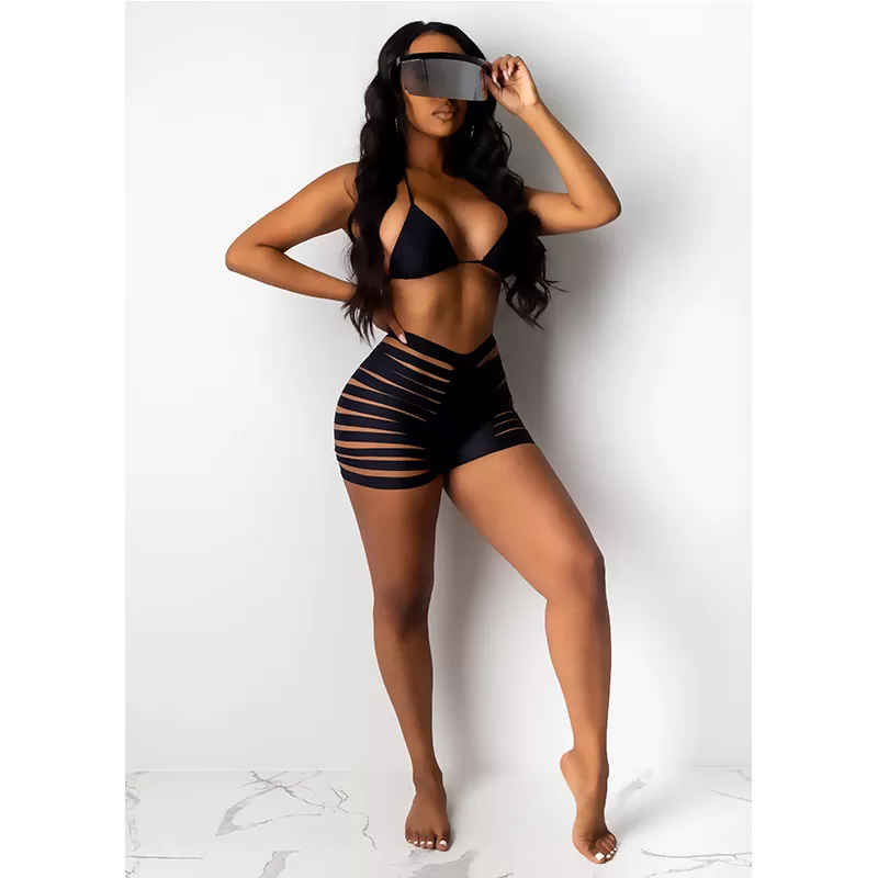 High-Waist Cutout Halter Two-Piece Bikini product image 2