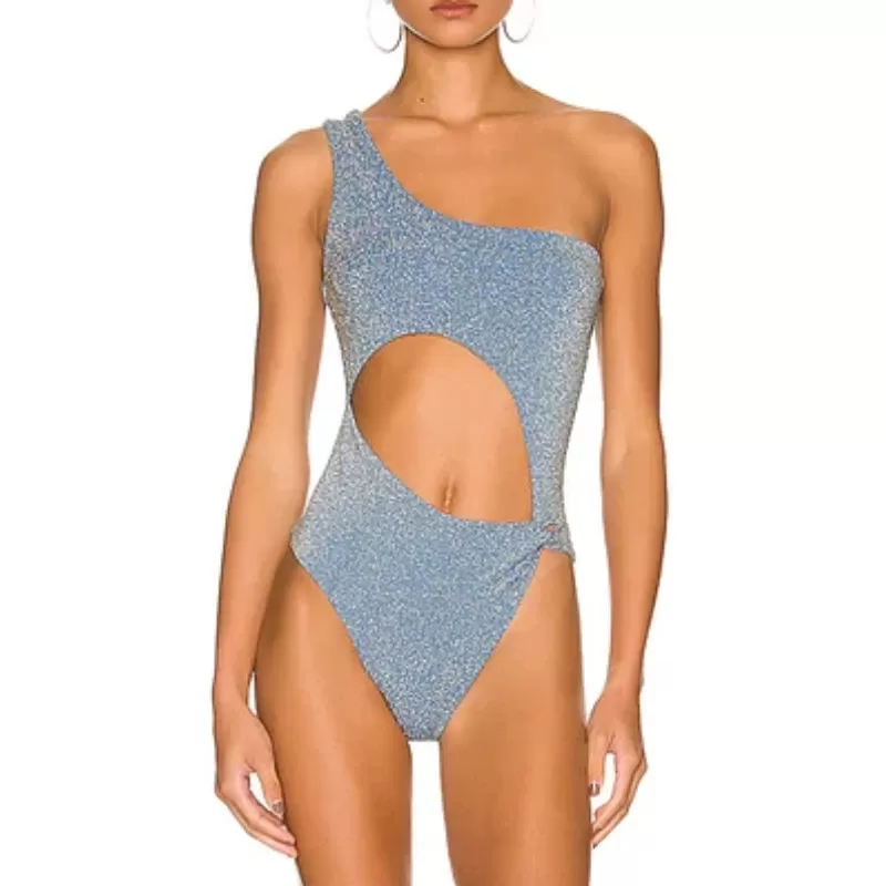 Vintage Cutout One-Piece Swimsuit with Wrap Skirt product image 4
